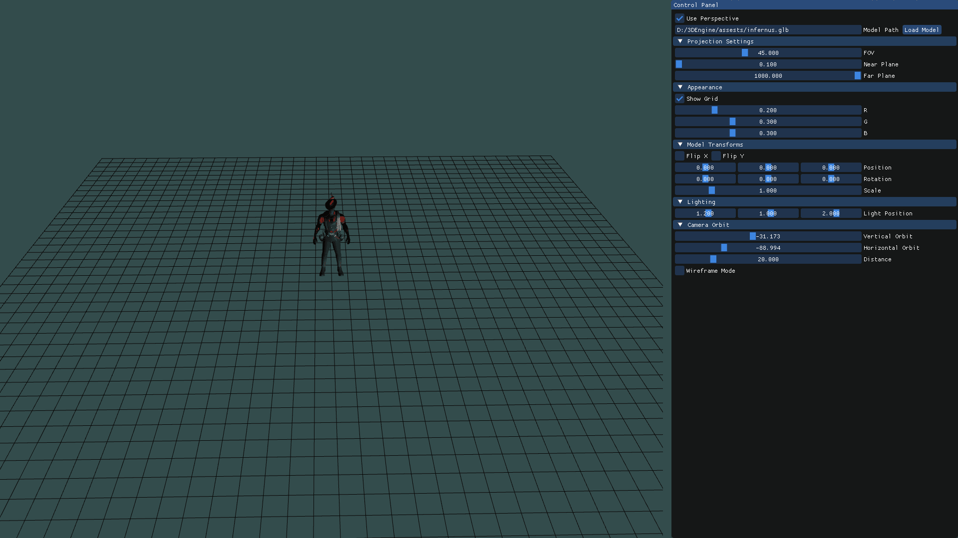 3DEngine — Real-Time 3D Model Renderer — project by Ishan Gautam