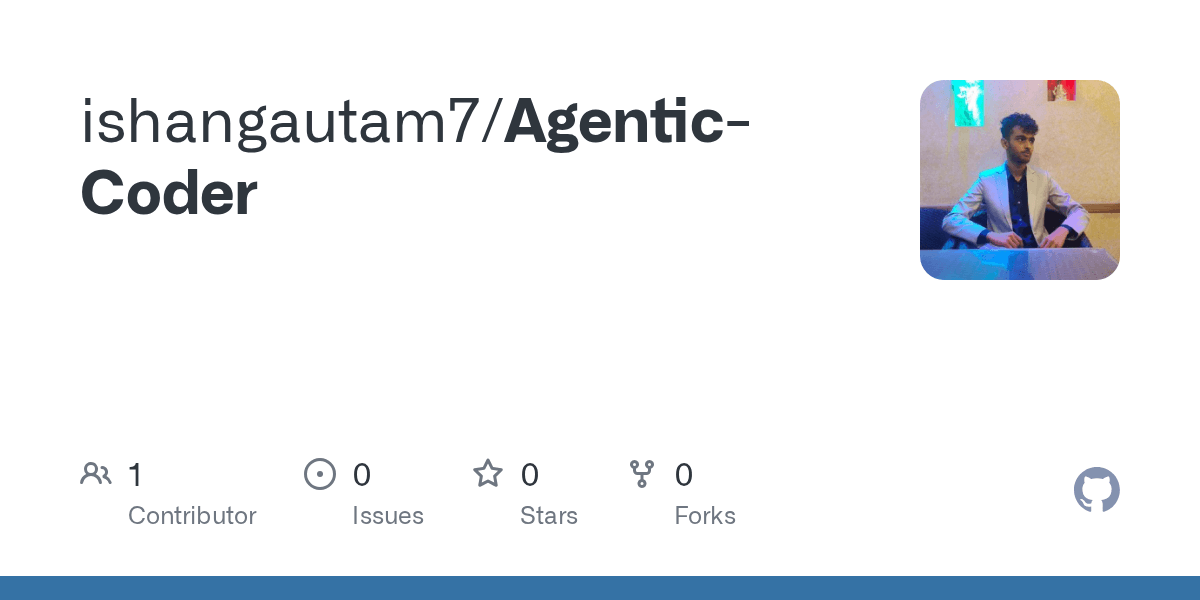 Autonomous Agentic Coder — project by Ishan Gautam